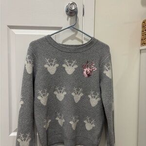 Grey girls sweater
